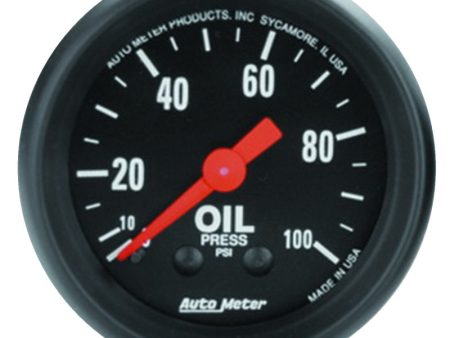 Autometer Z Series 52mm 0-100 PSI Mechanical Oil Pressure Gauge Sale